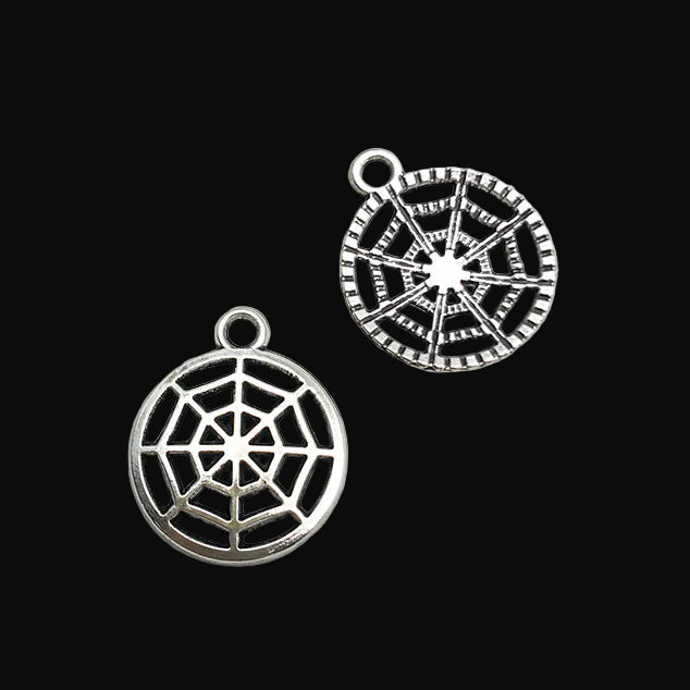 Spider & Web Alloy Charms