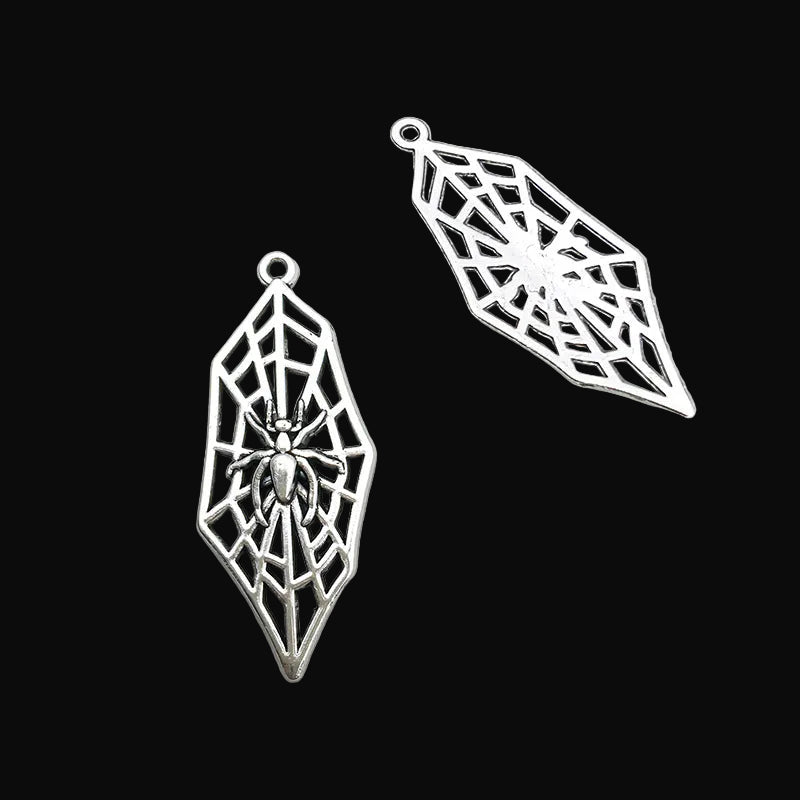 Spider & Web Alloy Charms