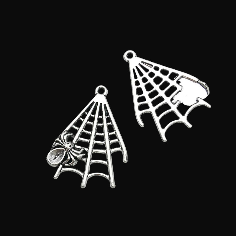Spider & Web Alloy Charms