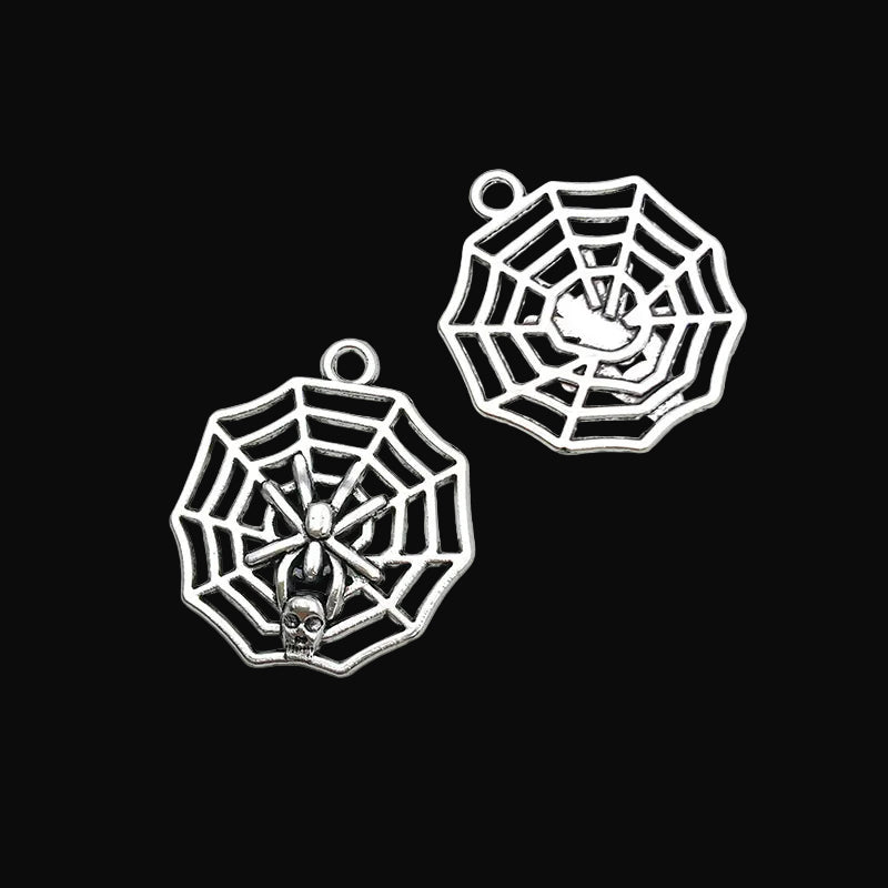 Spider & Web Alloy Charms