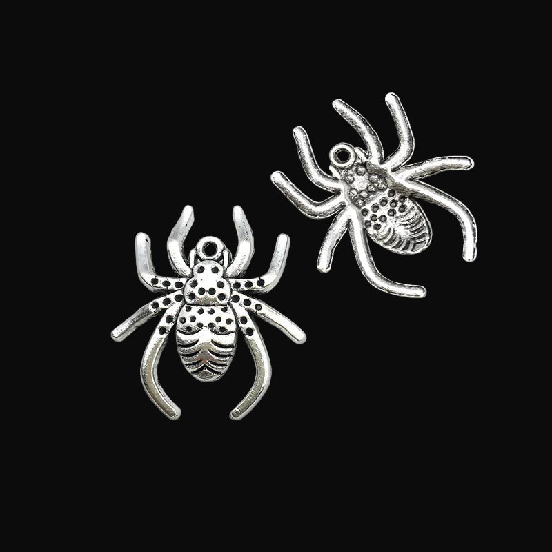 Spider & Web Alloy Charms
