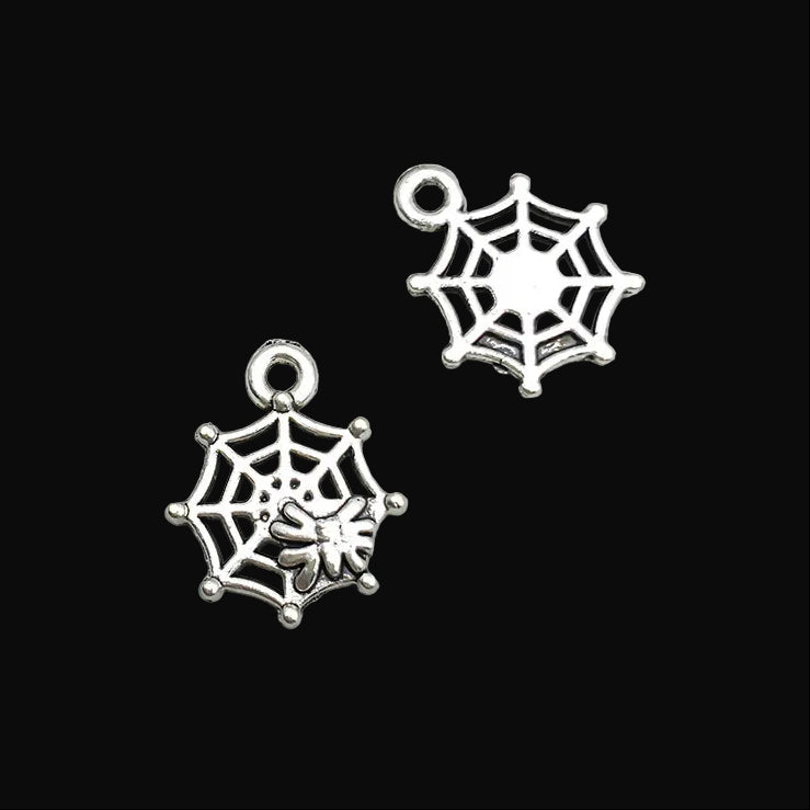 Spider & Web Alloy Charms