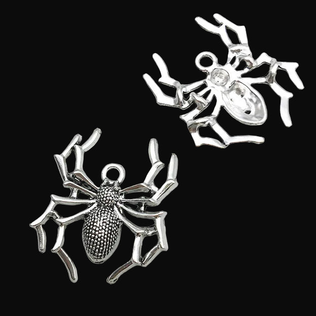 Spider & Web Alloy Charms