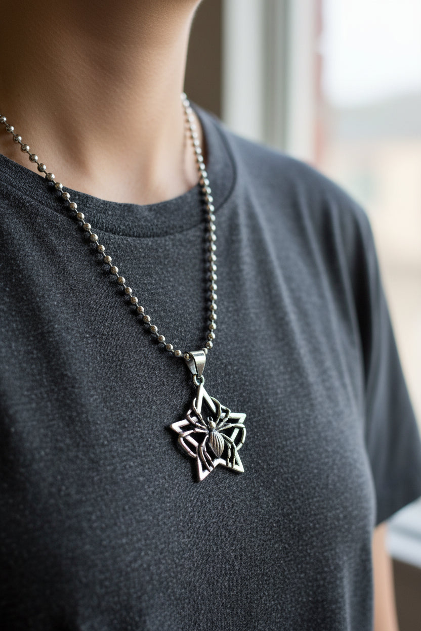 Celestial Spider Necklace