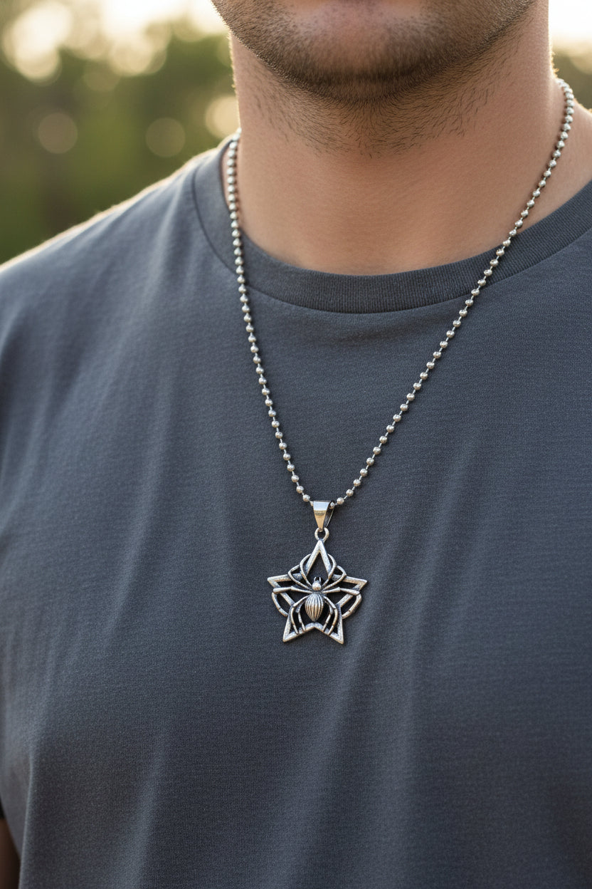 Celestial Spider Necklace