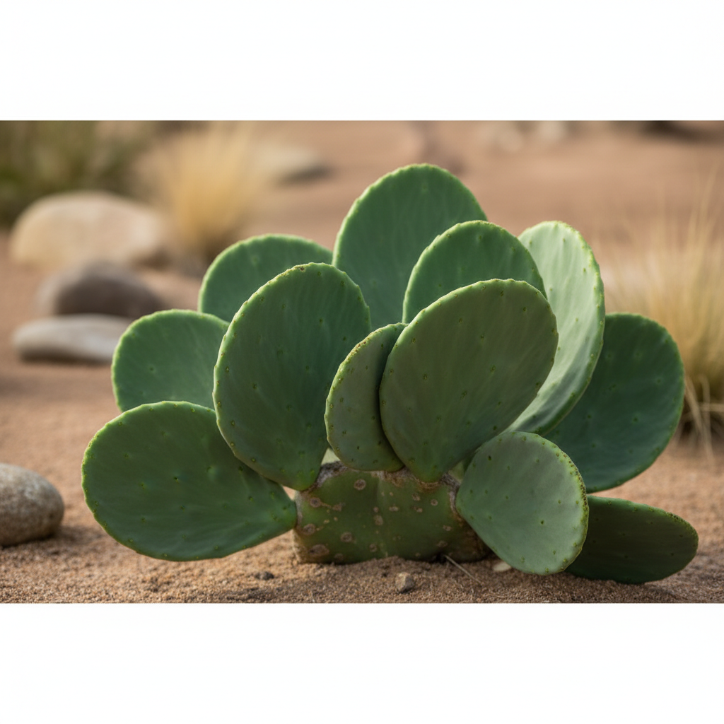 Spineless Prickly Pear (Opuntia cacanapa 'Ellisiana')