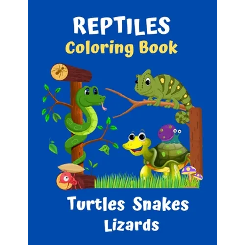 Reptiles Coloring Book by Karol Martin
