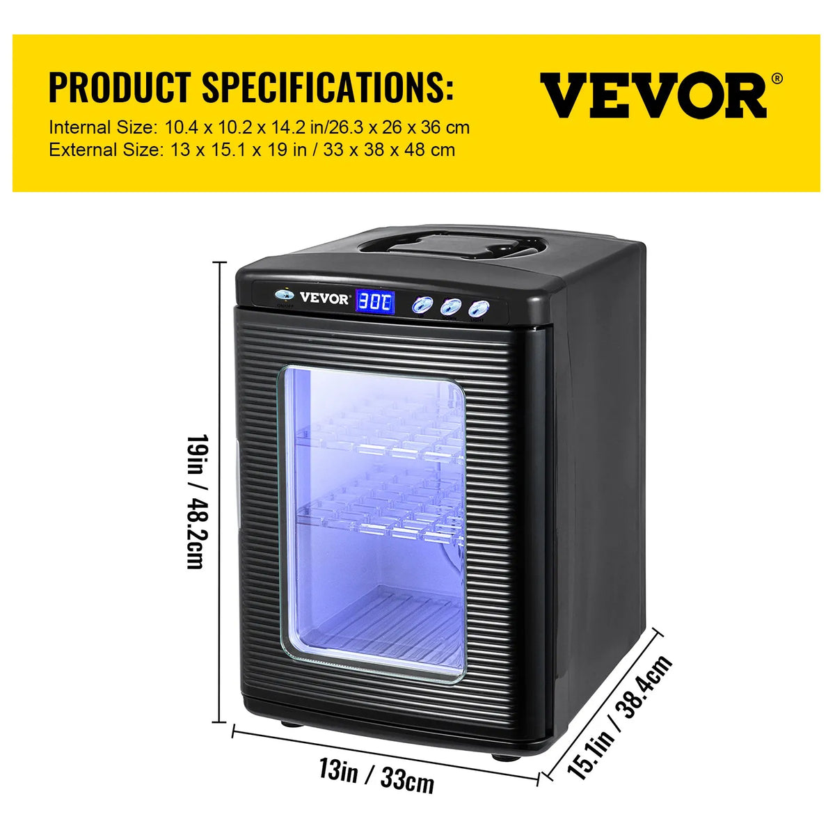 Digital Precision Reptile Egg Incubator (25L)