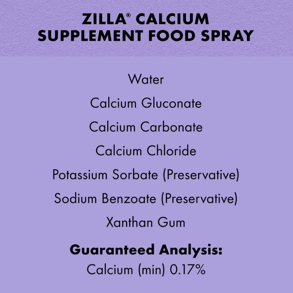 Zilla Food Calcium Supplement Spray (8 oz)