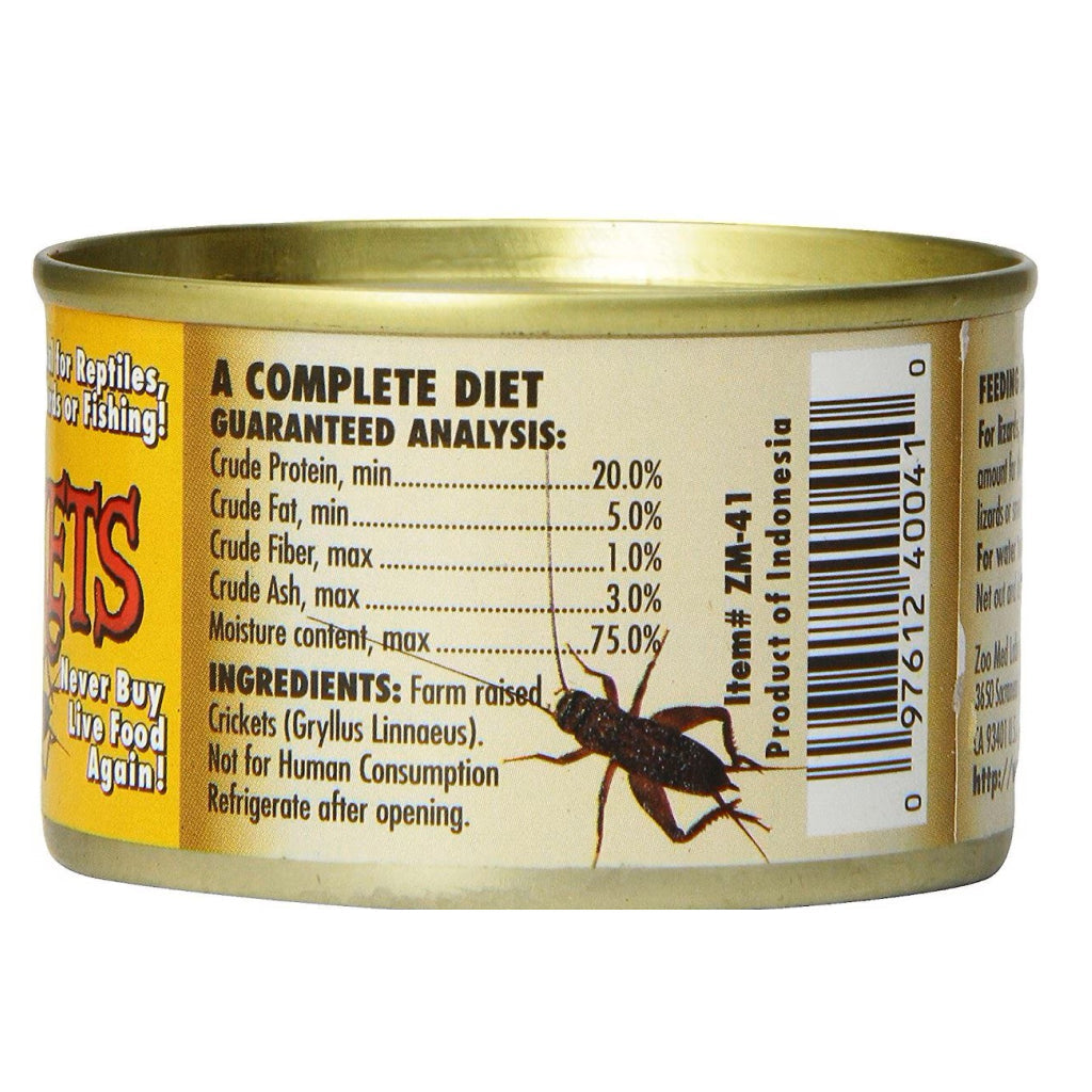 Zoo Med Can O' Crickets (1.2 oz)