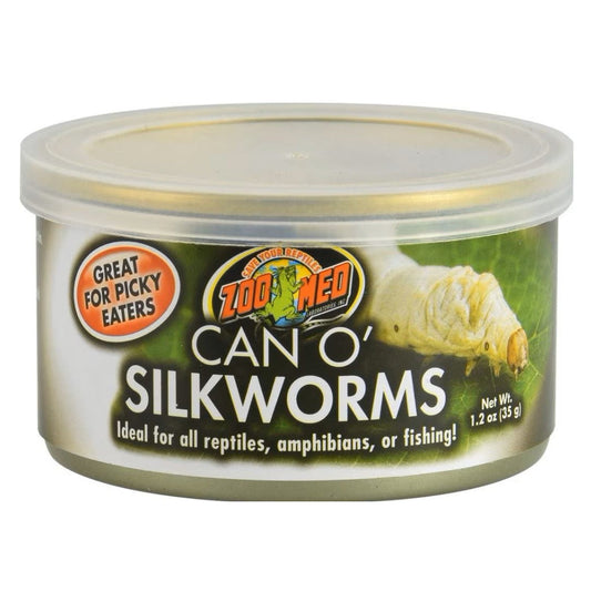 Zoo Med Can O' Silkworms (1.2 oz)