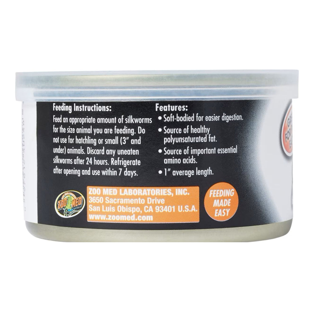 Zoo Med Can O' Silkworms (1.2 oz)