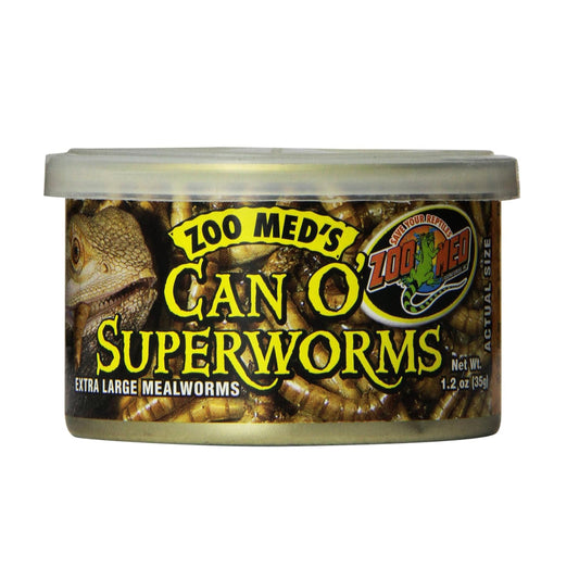 Zoo Med Can O' Superworms (1.2 oz)