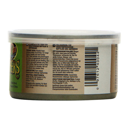 Zoo Med Jumbo Can O' Grasshoppers (1.2 oz)