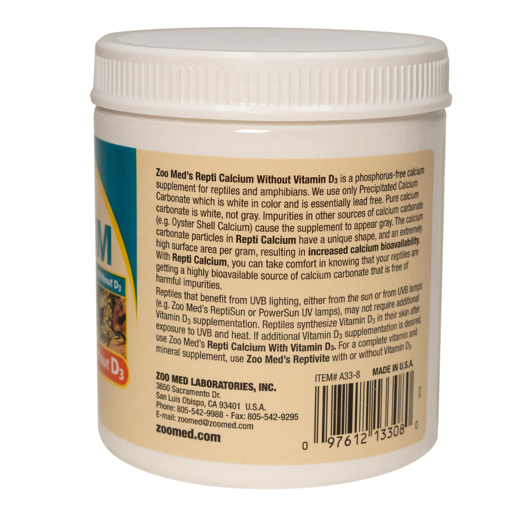 Zoo Med Repti Calcium without Vitamin D3