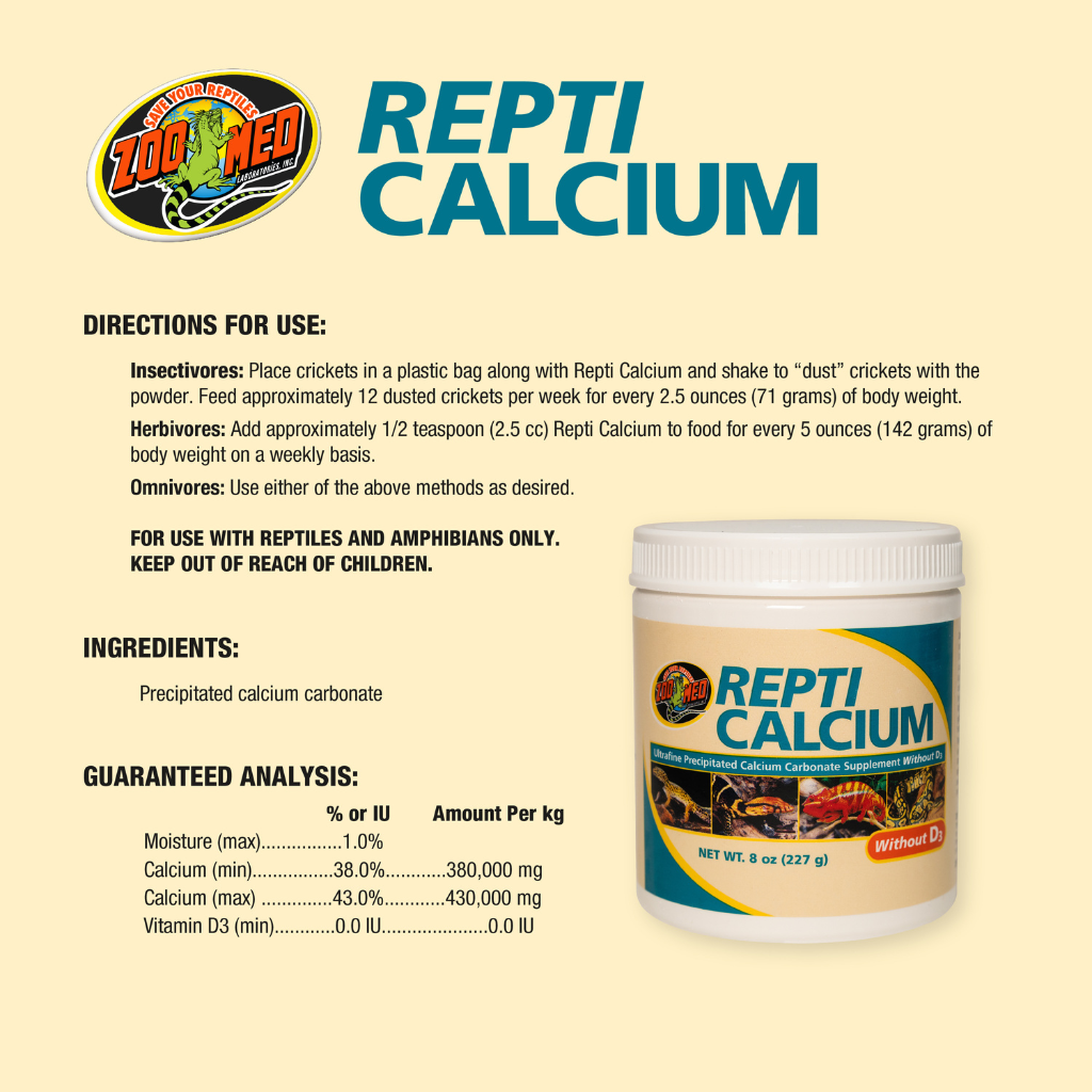 Zoo Med Repti Calcium without Vitamin D3