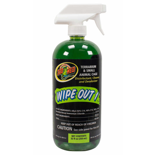 Zoo Med Wipe Out Antibacterial Cleaner & Deodorizer